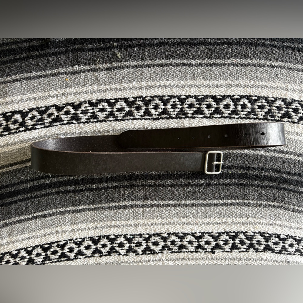 Women’s Black Leather Lucky Belt